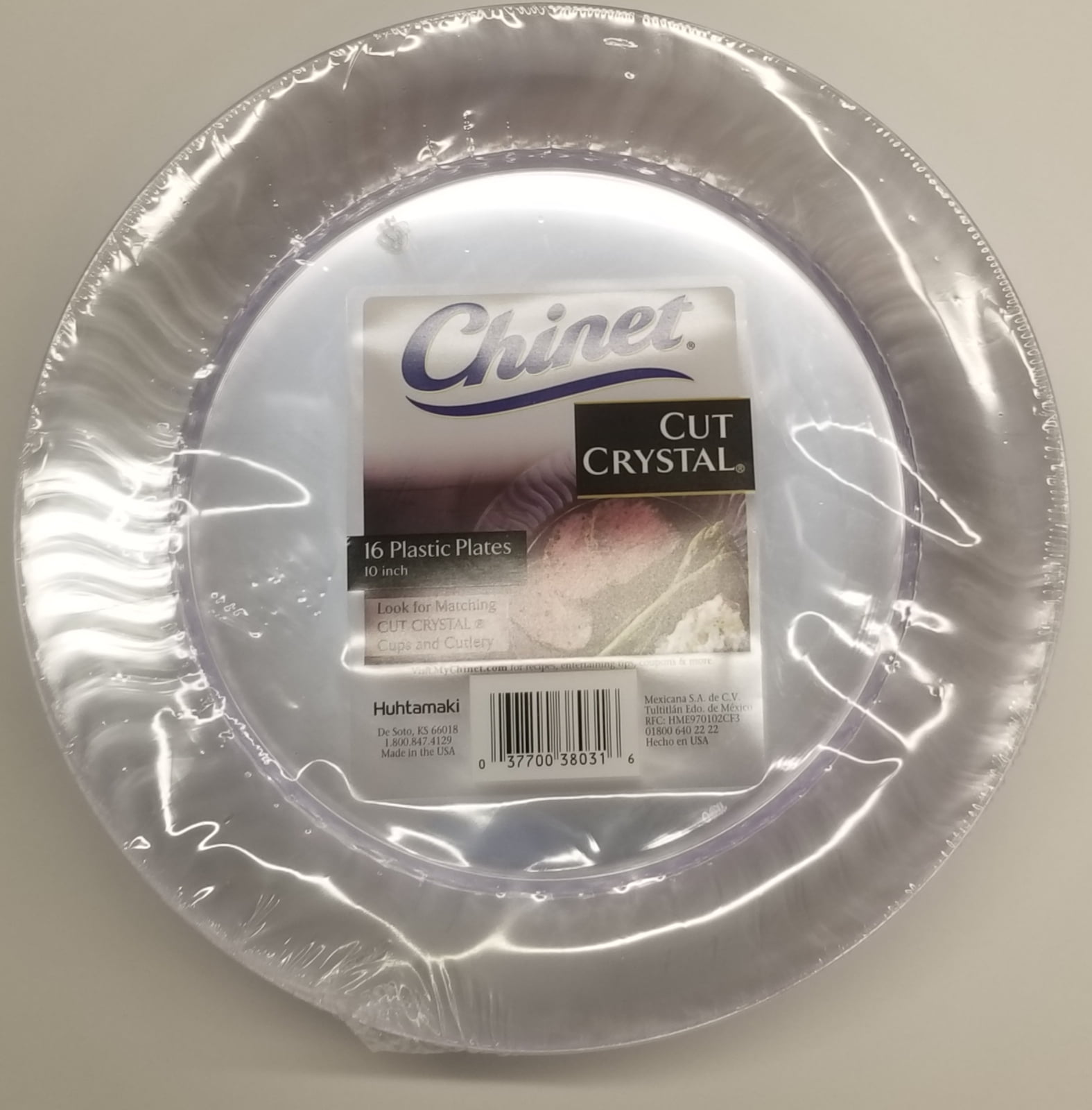 Crystal Dinner Plate 10" 16ct BrickSeek