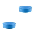 thumbnail image 2 of Guardoinrt 1/2/3 Wedding Birthday Party Cake Restaurant Reusable Washable Mousse Round Mould Kitchen Gadget Accessories Blue 8 Inch 2PCS, 2 of 6