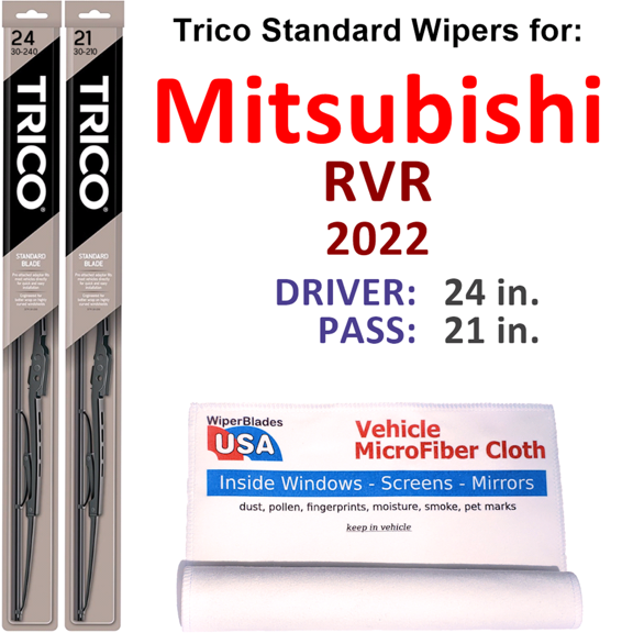 2022 Mitsubishi RVR Wiper Blades (Set of 2)