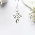 thumbnail image 5 of Collar de loto Zulema con colgante de Flor Plata, 5 of 5