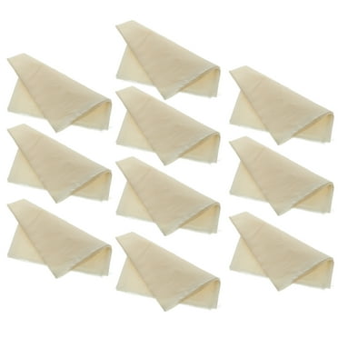 NICEXMAS 10 Pcs Cotton Gauze Milk Tea Filter Soybean Milk Filter 40.00X40.00X0.10CM Beige