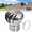 2.95in, variant on 6in Turbine Roof Ventilator for Roof Stainless Steel 304 - Non-Electric & Weatherproof for Attic Ventilation & Barn Airflow