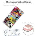 thumbnail image 4 of Hippie Collage Case Compatible with iPhone 13 Mini,Aesthetic Art Design TPU Full Cover Shock-proof Case, 4 of 6