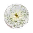thumbnail image 1 of Monstrate Bola de cristal de flores para meditación paz interior y tranquilidad resina decorativa Dreamball regalo Nigella damas 8cm Type3 NO3, 1 of 6