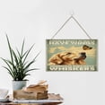 thumbnail image 6 of Golden Retriever Wood Decor Sign, Cute Dog Decor, Hanging Printed Wooden Plaque Décor, Rustic Wood Wall Hanging Plaques, Dog Art Wall Décor, Home Décor Sign, Farmhouse Hanging Signs 10x16 inches, 6 of 8