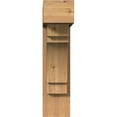 thumbnail image 2 of Ekena Millwork 7 1/2"W x 26"D x 30"H Merced Block Smooth Bracket w/ Offset Brace, Western Red Cedar, 2 of 25