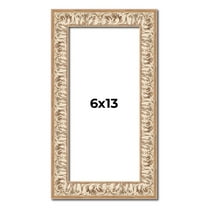 6x13 Frame White Real Wood Picture Frame Width 1.5 inches | Interior Frame Depth 0.5 inches |