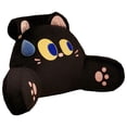 thumbnail image 3 of Cojín de bolsa suave de noche de ojos grandes, extraíble y lavable, para silla de oficina de niña, almohada lumbar, sofá, almohada de balcón, 3 of 5