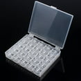 thumbnail image 2 of MasteelfCA 25pcs Clear Sewing Machine Bobbins Empty Spools with Storage Case, 2 of 7
