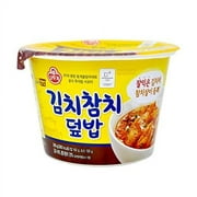 Korean Ottogi Cupbap Microwavable Rice Bowls 2 Cups (Kimchi Tuna)