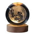 thumbnail image 2 of Estbridge Model of Galaxy Crystal Ball  with Led Lamp Stand  Planets Glass Ball  Solar System Sphere, 2 of 2