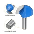 thumbnail image 4 of Unique Bargains 2packs Router Bit Core Box 1/2 Shank 2 Inch Cutting Dia. 2 Flutes Carbide Cutter, 4 of 4