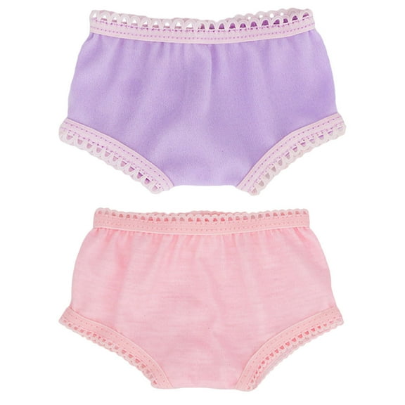 KALLORY Cute Underwear Girls Triangular Underwear Assorted Color 2Pcs