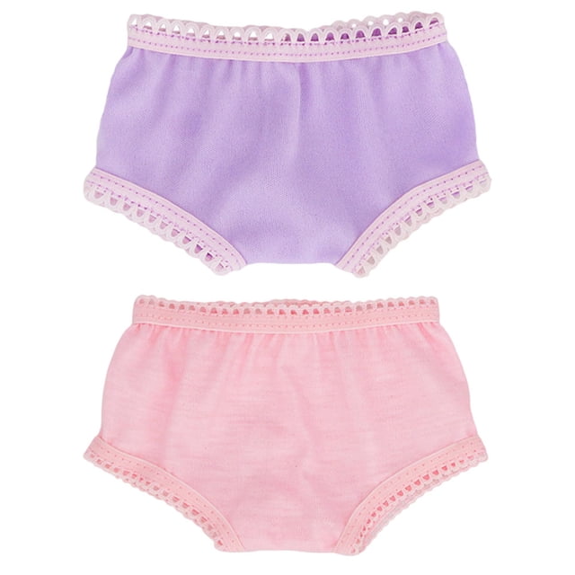 Miangastore 2 Pcs sous-Vêtements Poupée Culottes Miniatures sous-Vêtements Jeu de Rôle Culottes Poupée