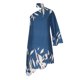 thumbnail image 4 of Vestido estampado con dobladillo irregular y hombros caídos con cuello halter sexy para mujer a la moda Pompotops  hdfakjf9048, 4 of 8