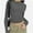 Gray, variant on Womens Crew Neck Basic Long Sleeve T Shirt Slim Fit Tees Fall Going Out Crop Tops Cute Tight Shirts