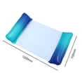 thumbnail image 3 of Hamaca flotante inflable del agua de la silla para dormir del agua para la piscina al aire libre, 3 of 4
