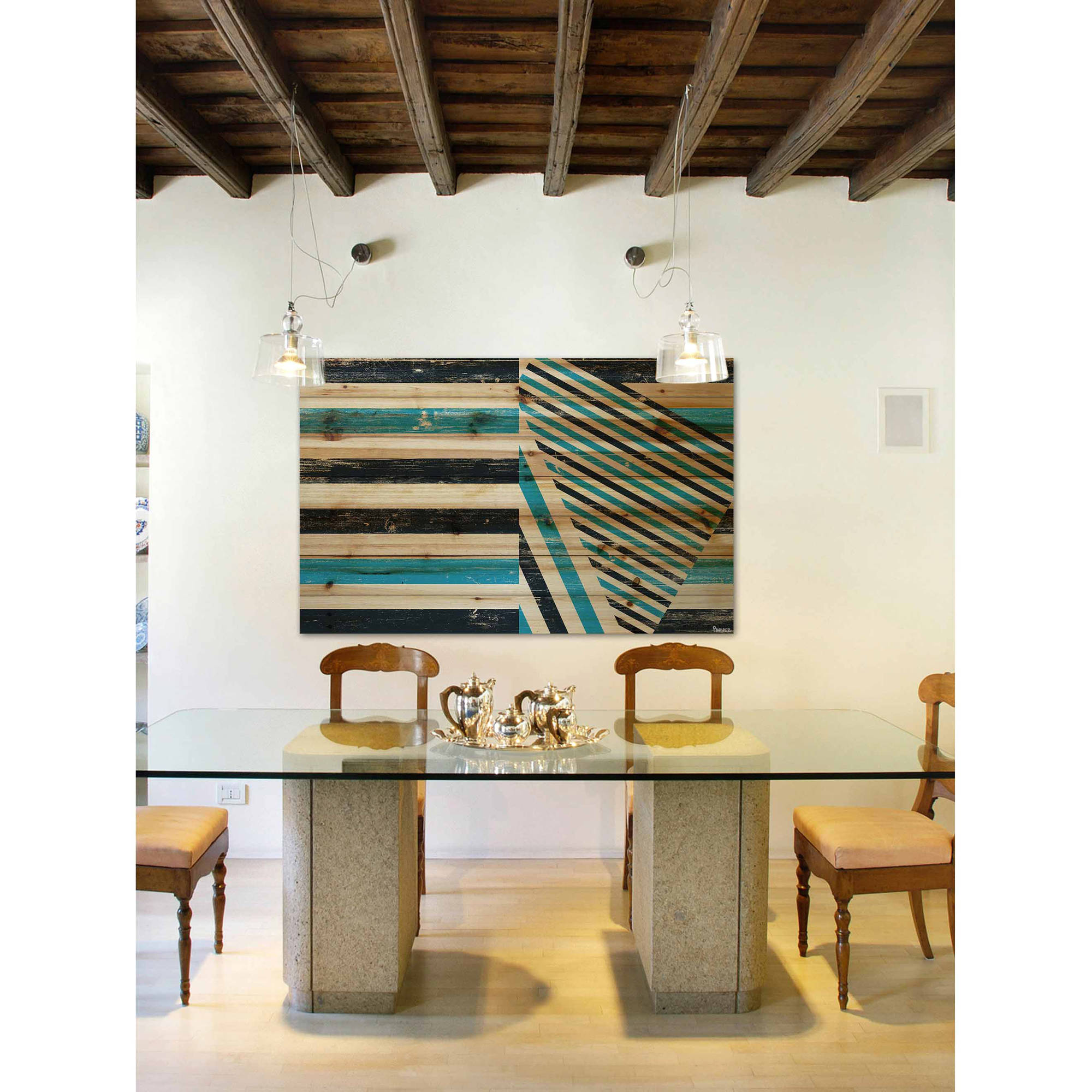 Marmont Hill - "Breaking Out" Painting Art Print on Natural Pine Wood