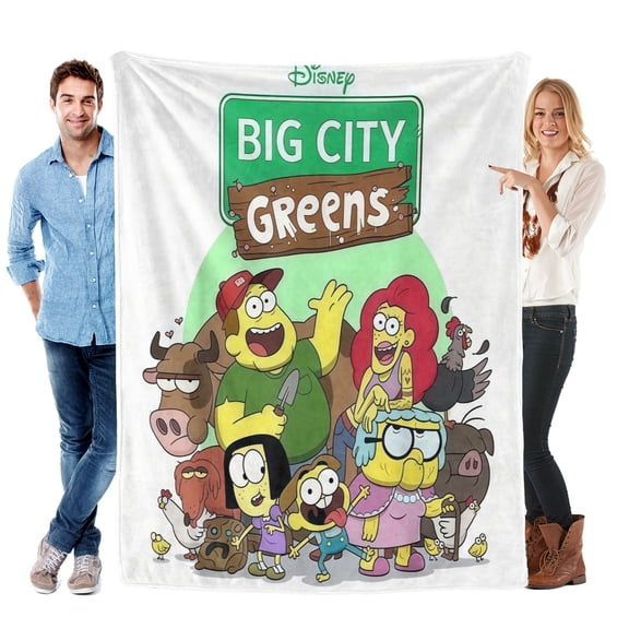 Throw Blanket for Big City Greens Bed Couch Soft Warm Flannel Blanket for Kids Boys Girls Gifts Home Decor 30x40 Inch