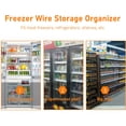 thumbnail image 4 of Freezer Basket, 2 Pack Stackable Household Deep Freezer Organizer Bin With Handles Wire Storage Basket Farmhouse Metal Wire Basket For Kitchen, Pantry, Cabinet,, 4 of 8