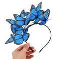 thumbnail image 2 of MRLESS 2pcs Women Butterfly Headband Elegant Butterfly Headpiece Butterfly Tea Party Headpiece Headband Girl Hair Accessory Hair Hoop Unique Butterfly Fascinator Headband, 2 of 8