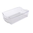thumbnail image 2 of Clear Pantry Organizer Bins Household Plastic Food Storage Basket Box for Kitchen Countertops Cabinets Refrigerator Freezer, 2 of 3