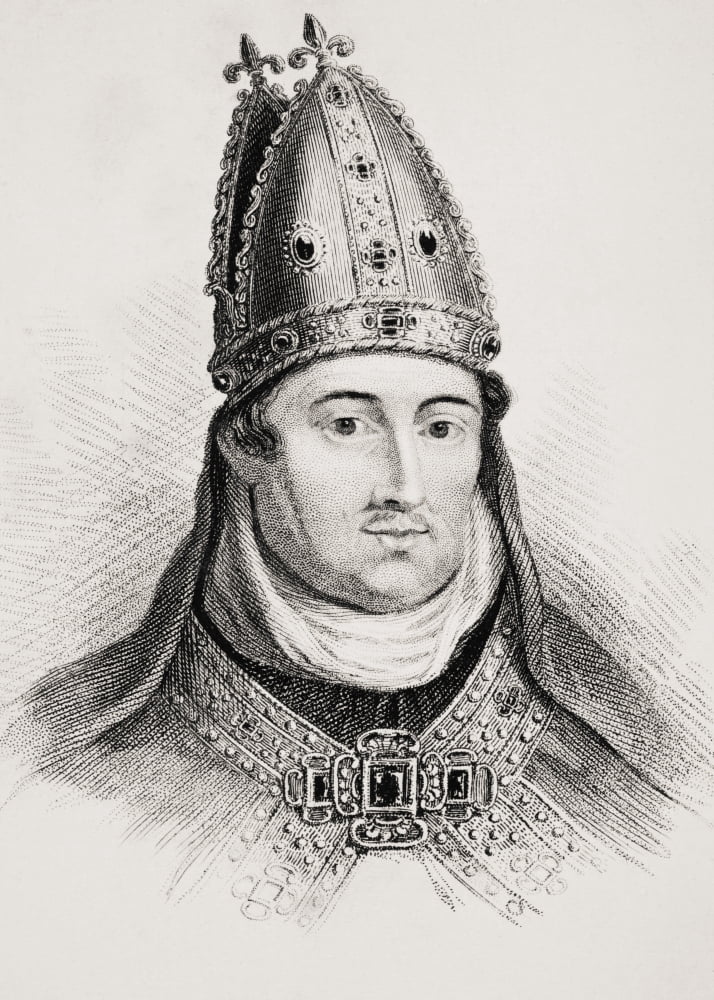 William Of Wykeham 1320-1404 Bishop Of Winchester Chancellor Of England Founder Of Winchester College And Of New College Oxford From Old Englands Worthies By Lord Brougham And Others Published London