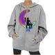 thumbnail image 1 of Chaqueta con capucha Punk suelta con cremallera y estampado de Halloween para mujer, abrigo, sudaderas con capucha, abrigo Pompotops qwe15537, 1 of 1