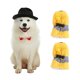 thumbnail image 4 of Anti-skid Pet Shoe Rain Boots Dog Foot Cover Thick Plush Dog Boots Paw Protector Sole Pet Shoes (Yellow Size 3, 4 of 4