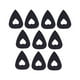 thumbnail image 5 of GOOHOCHY 10 piezas de lana hueco guitarra selecciones para guitarra bajo ukulele mandolina Banjo (negro), 5 of 7