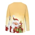 thumbnail image 3 of Chandails de Noël pour Femmes Mode Décontractée Hauts Manches Longues Imprimé de Noël Col Rond Couverture Chandail Chandail Chandails Chandails pour Adolescentes en Liquidation, 3 of 4