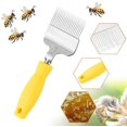 thumbnail image 4 of JM Tenedor para destapar abejas de acero inoxidable para marco de colmena, peine de miel para apicultura, desbloqueo, accesorios de apicultura JM, 4 of 5