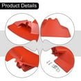 thumbnail image 2 of CHENGSI for General Plastic Brushcutter Trimmer Blade Guard for 24mm 26mm 28mm Shaft Diameter Straight Machines Red Lawn Mower Protector 280*170mm, 2 of 9