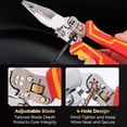 thumbnail image 5 of Pelacables Multifunción para Electricistas, Comprobador de Tensión, Tijeras para Cortar Cables, Alicates de Crimpado., 5 of 5
