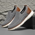 thumbnail image 6 of Men's Plus Size Breathable Knit Mesh Slip-On Casual Trendy Shoes, MD Soft Sole Lightweight Shock Absorption, Outdoor Casual Sports Men's Shoes, 6 of 9