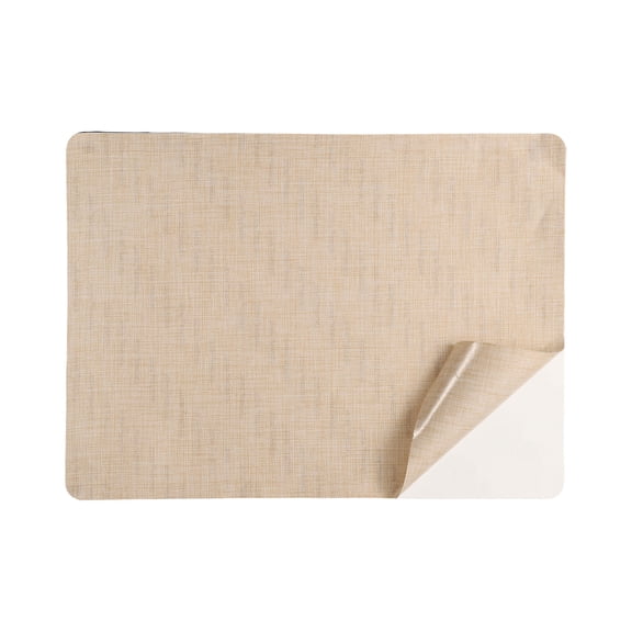 Uxcell Linen Repair Patch, 8 x 11 Inch Self-Adhesive Linen Fabric Repair Patches for Sofa Couch Clothes Handbag Tents Car Seats Furniture, Beige