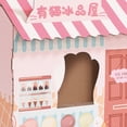 thumbnail image 2 of Casa de cartón para gatos, segura, saludable, resistente al desgaste, portátil, con hierba gatera, Ice House, 2 of 7