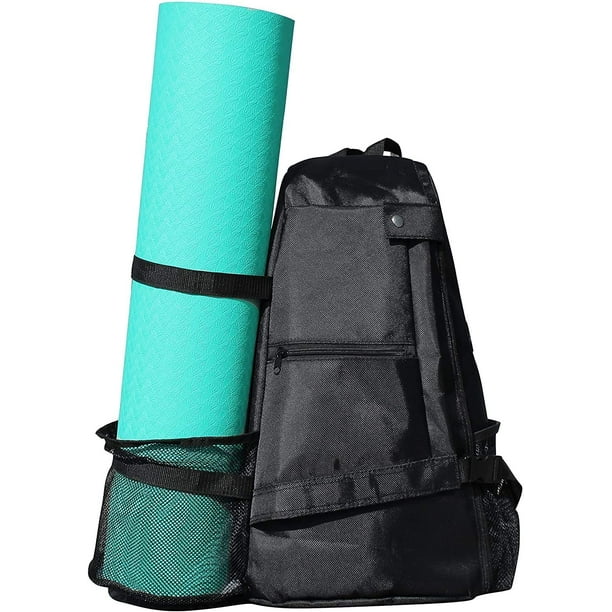 FFIY Yoga Mat Bag Backpack Crossbody Sling Backpack Yoga Mat Carrier Bag  Suit for Women Men Workout Gym Sport Travel Hiking Biking Without Yoga Mat