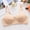9-Beige, variant on YWDJ Push up Bras for Women Plus Size Padded Front Closure Comfortable Bras No Underwire Bras Adjustable Straps Full Coverage Wrap Sleep Bras Padded Plus Size Bras Solid Comfy Bras Beige M