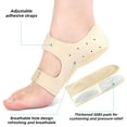 thumbnail image 3 of XIRQI Gel Heel Protector with Arch Support-Breathable Cushion for Plantar Fasciitis,Heel Pain & Achilles Tendonitis Relief,Adjustable for Men & Women, 3 of 7