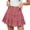 #0008-Watermelon Red, variant on Shihyeh Pleated Mini Skirt for Women High Waist Flowy Ruffle Layered Flared Y2K Teen Spring Summer Short A Line Skirts