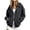 #10 Black, variant on Akiihool Cropped Hoodies for Women Women's Zip Up Hoodie Cropped Sweatshirt Soft Comfy Casual Jacket Workout & Daily Wear Cute Y2K Clothes Fall Spring Black,S