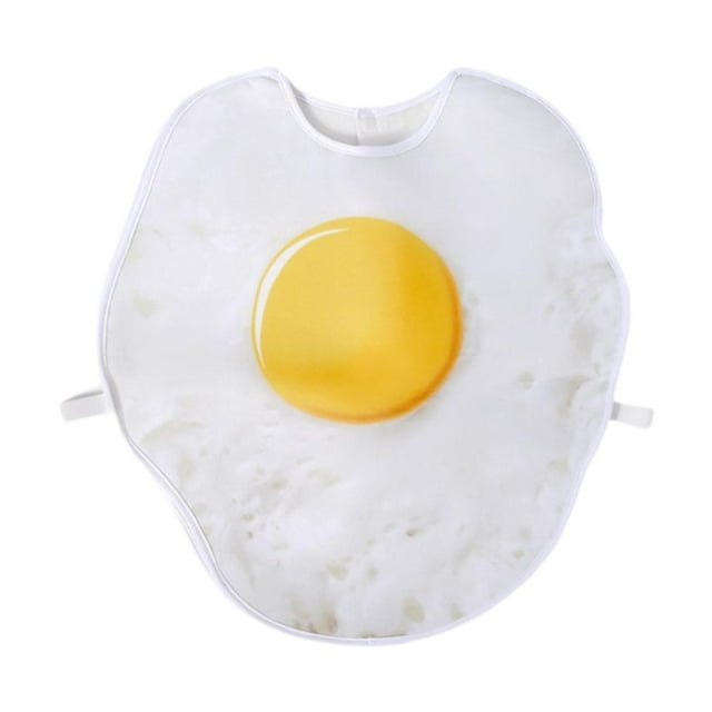 Disfraz de huevo frito para niños, ropa, accesorios, decoración divertida, reutilizable, para fingir M