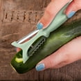 thumbnail image 4 of Double-Sided Fruit & Vegetable Peeler-Multifunctional Kitchen Peeler & Cable Stripper,Easy to Use for Effortless Peeling, 4 of 5