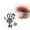 1pc, variant on Halloween Punk Skull Devil Hand Lip Piercing Jewelry Skeleton Palm Stud Piercing-1pc