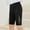 Black, variant on SNKSDGM Pants for Girls Summer Children'sPants Letter Printing Quarter Pants High Waisted Shorts Slim Breathable Girls Shorts Wear Yoga Pants over 9-12 Years
