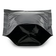 thumbnail image 5 of PouchWorth 100 pcs Black 5" x 8" Stand Up Food Pouch Zip Lock Mylar Smell Proof Bags, 5 of 5