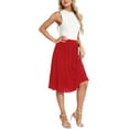 thumbnail image 3 of ZXIHZF Jupe Midi Plissée Fluide en Chiffon Classique pour Femmes, 3 of 5