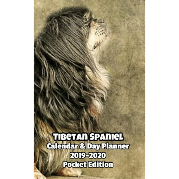 Tibetan Spaniel Calendar & Day Planner 20192020 Pocket Edition