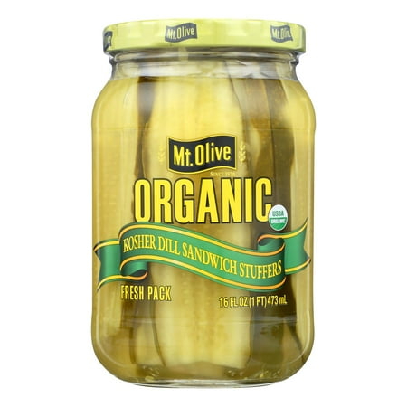 Mt. Olive Organic Kosher Dill Sandwich Stuffers